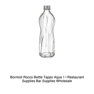 Botella de agua Bormioli Rocco de 1 litro con tapa - Product Image 2