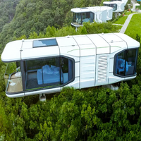 Maison préfabriquée mobile Space Capsule Hotel Modern Apple Capsule House 3 Bedroom Luxury Smart Mobile Capsule Hotel