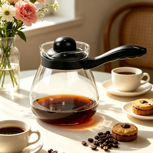 Set di Teiera e Caffettiera in Vetro di Qualità Superiore con Infusore per Frutta, Portatile per Uso Interno/Esterno, Piccolo Regalo per Amanti del Tè - Product Image 4