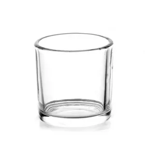 Low Price Clear Concise Candle Holder For Home Using Tumbler Candle Glass