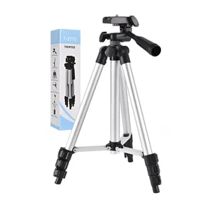 Lightweight Portable Flexible Smart Phone Mobile Phone Holder Silver 3110 Selfie Live Broadcast Stand Tripod