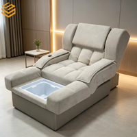 Table de soin électrique pour pédicure avec bassin de trempage des pieds, fauteuil de massage spa pour salons de réflexologie et centres de bien-être