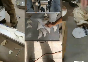 60 Automatic Empanada Samosa <b>Dumpling</b> Maker <b>Machine</b>-Food Grade Stainless Steel 6000-12000pcs/h Pierogi Filling Motor Core - Product Image 3