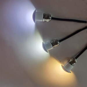 WEIKEN Mini Design Moderne En Acier Inoxydable 12 Volt LED Chemin Lumières Paysage Étape Escalier Pont Plancher Courtoisie Éclairage IP67 Note - Product Image 5