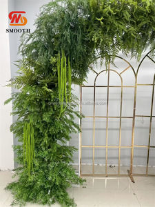 Fournitures <span class=keywords><strong>de</strong></span> fleurs décoratives lisses arc rond scène cadre floral toile <span class=keywords><strong>de</strong></span> fond <span class=keywords><strong>de</strong></span> jardin arc d'entrée <span class=keywords><strong>de</strong></span> mariage porte <span class=keywords><strong>de</strong></span> fleurs - Product Image 4