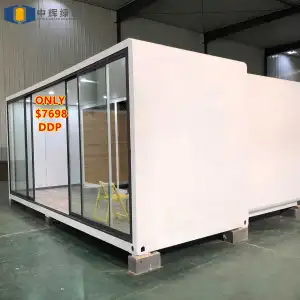 CGCH Quick assembly and easy installation luxury Steel wood combined Modular house 40ft prefab thailand modular house for sale