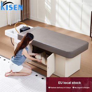 Table de lavage de cheveux Kisen Europe Warehouse avec spa, fumigation et circulation d'eau – Table de salon de qualité supérieure en promotion - Product Image 4