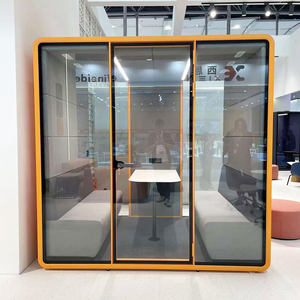 Premium Modular Office Pod Acoustic Cabin for Commercial Public Space Meetings - Product Image 2