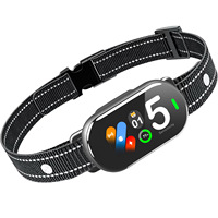 Intelligentes Anti-Bell-Gerät der Nächsten Generation mit Farbdisplay Multifunktionales Automatisches Hundetrainer-Gerät Anti-Bell-Vibrationshalsband