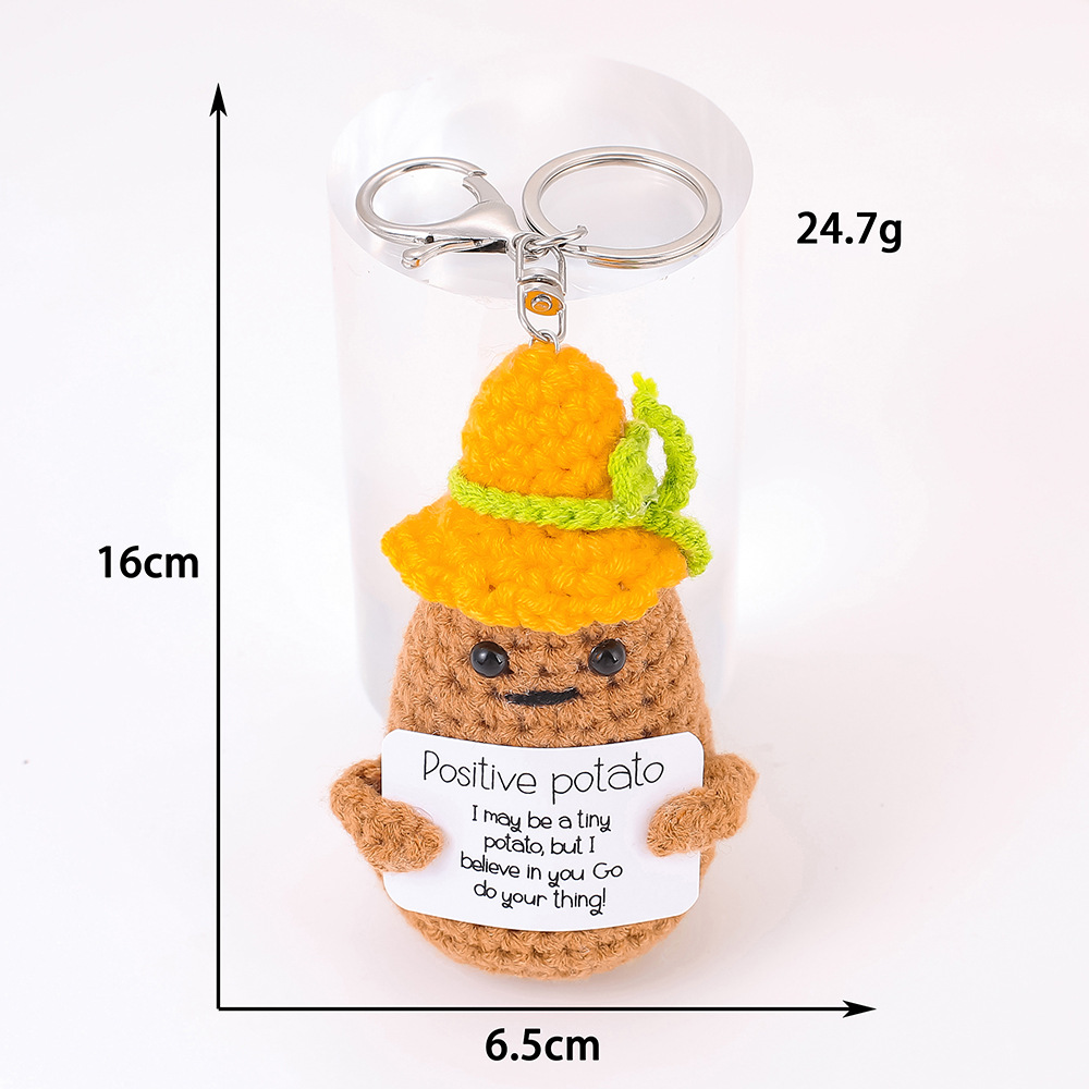 Porte-clés chapeau de pomme de terre