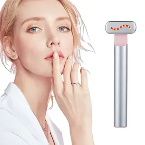Eye Lift Wand Eye Pen for Dark Circles, Eye Bags and Puffiness 4 in 1 Skincare Wand Red Light Therapy