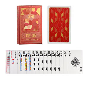 Cartes de poker Guandan de bonne qualité, en plastique épais, imperméables, lavables, jeu de cartes en PVC - Product Image 2