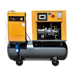 Compressore d'aria a vite a magneti permanenti integrati da 15kW a frequenza variabile, compressore d'aria di livello industriale per officine e fabbriche. - Product Image 3