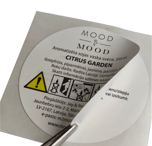 Étiquette autocollante personnalisée en <span class=keywords><strong>vinyle</strong></span> thermosensible double couche, <span class=keywords><strong>à</strong></span> contenu dévoilable, pour emballage industriel et produits chimiques - Product Image 2