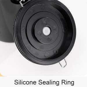 Ensemble de boîtes à thé, café et sucre en acier inoxydable, hermétiques avec valve, vente en gros - Product Image 3