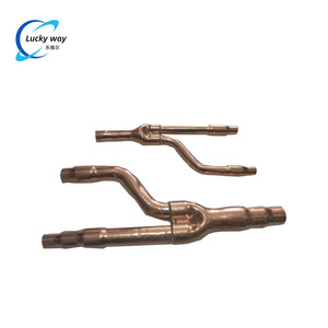 วาล์วเปลี่ยนทิศทางทองแดง Lucky Way รุ่น JD-GL-FQ01A สำหรับระบบปรับอากาศ Gree VRV - Product Image 2