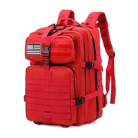 Sac à dos tactique de grande capacité de 50 L, imperméable, à motif géométrique, avec panneau solaire GPS, antivol, pour le camping, la chasse, la randonnée, la salle de sport