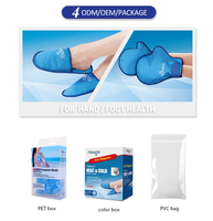 Produits en ligne Glace Gel refroidissant Compresse Chaussures de thérapie des pieds Thérapie par le chaud et le froid pour blessures au tendon d'Achille