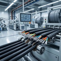 Kabel Multi-core Standar UL 2464 2-50 Inti Berisolasi PVC Fleksibel untuk Kontrol Sinyal dan Kabel Elektronik Otomotif