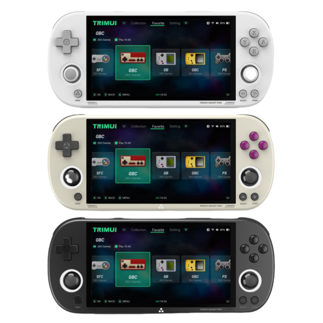 Trimui Smart Pro Handheld Game Console With Games Wireless Retro Arcade Gaming Console 26+ Built-In Emulator Game Holiday Gift