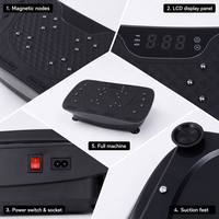 Machine de vibration pour entraînement cardio complet du corps, musculation, massage, drainage lymphatique, fitness