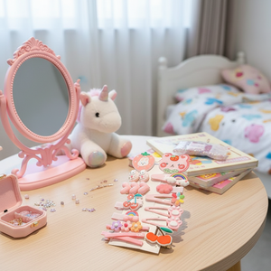 Vendita calda di tendenza Vintage scintillante stella acrilico accessorio per capelli carino con fiocco per donne e ragazze 5cm taglia moda all'ingrosso - Product Image 3