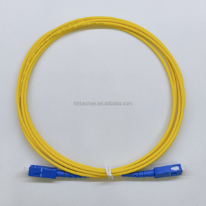 สายแพทช์ใยแก้วนำแสง SC UPC โหมดเดียว3.0มม. 1310 G652D/1550nm IL <จัมเปอร์0.3dB สำหรับการใช้งาน FTTH - Product Image 1