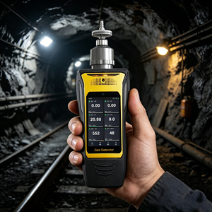 Détecteur de gaz intelligent Eranntex Android OS, analyseur de gaz portable C3H3N SF6 C2H4 CH4O C2H6O, alarme de chute, IP66, moniteur multi-gaz - Product Image 1