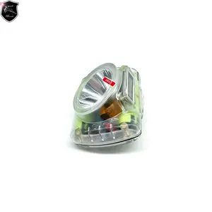 KL6-C发光二极管采矿帽灯防水发光二极管灯夹帽带USB充电器工业和采矿灯，用于地下采矿工作