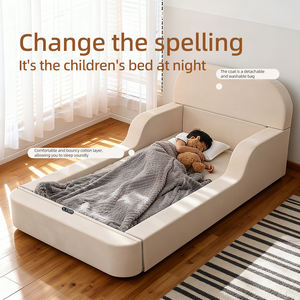 Paquete de compresión sofá para niños sofá plegable para niños sofá cama de felpa cálido sofá multifunción para bebé es adecuado para dormitorio chico muebles - Product Image 4