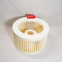 Roue de classification en céramique d'alumine, classificateur d'air haute précision pour le tri des poudres de matériaux de batteries au lithium, OEM