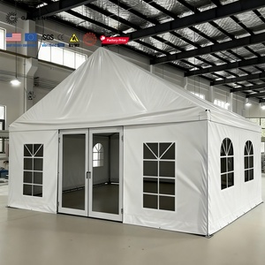 Tente de réception GAXTENT 6m x 10m, structure en aluminium, imperméable, blanche, pour mariages, événements, fêtes, gazebo extérieur - Product Image 1