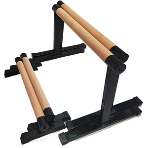 Barres de poussée en bois Barres de parallèles Barres de support anti-dérapantes pour Calisthenics Fitness <span class=keywords><strong>Street</strong></span> <span class=keywords><strong>Workout</strong></span> Floor Workouts - Product Image 6