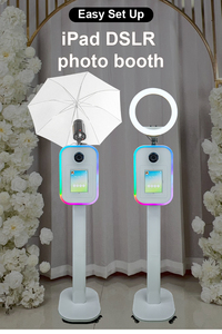 Cabina de Fotos Portátil para Selfies, Envío Rápido desde EE. UU., para Bodas y Fiestas, Compatible con <span class=keywords><strong>iPad</strong></span> y DSLR, con Estuche de Transporte - Product Image 4