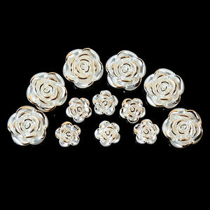 CHENXI - Abalorios de Resina Personalizados con Forma de Rosa de Cristal, Decoración para Llaveros, Kits de Pulseras DIY, Abalorios de Resina - Product Image 5