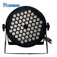 36 pièces/60 pièces 3w RGB 3in1 LED mince plat en plastique Par lumière DMX512 pour Dj Club Concert événement Bar mariage scène éclairage
