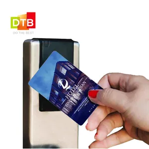 Tarjeta de visita para puerta inteligente de Hotel, impresión láser de PVC Mifare 1k S50 NTAG 213/215/216 F08 13,56 MHz, NFC