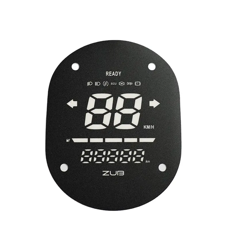 2D meteran mobil Dial Cluster Faceplate Dashboard Speedometer untuk mobil Universal