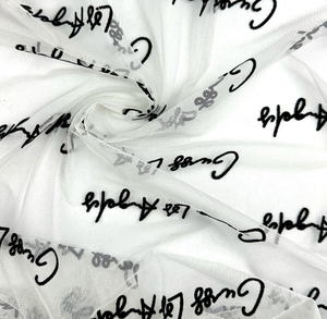 Tela Elástica de Malla con Estampado de Flores, Estrellas, Lunares y Lazos con Diseño de Leopardo para <span class=keywords><strong>Mujer</strong></span> - Product Image 6