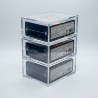 Boîtier de protection magnétique en acrylique transparent pour ETB - Boîte sur mesure avec protection UV pour Black Bolt et objets de collection TCG
