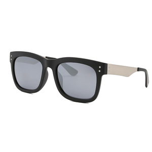 High Quality Polarized Acetate Metal Sunglasses Men Shade Custom Logo Luxury Square Frames Rectangle <strong>TAC</strong> Sun Glasses - Product Image 1