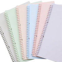 Carpeta de hojas sueltas de PVC A4 A5 B5 con hebilla desmontable de bobina de agujero redondo de 30 agujeros y embalaje de caja de anillo de cierre DIY