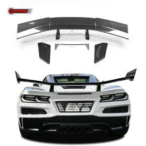 Nouveauté : Aileron arrière de course en fibre de carbone sèche, style ZR1, pour Chevrolet Corvette C8 Z06. - Product Image 1