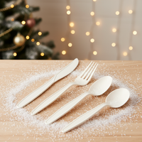 Couverts jetables emballés individuellement, fourchettes, cuillères, fourchettes individuelles de qualité alimentaire, vente en gros commerciale