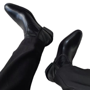 Botas de Cuero Genuino Bordadas Estilo Retro Vintage 2026 para Parejas, Botas Cortas de Tobillo Unisex a la Moda para Hombre - Product Image 5