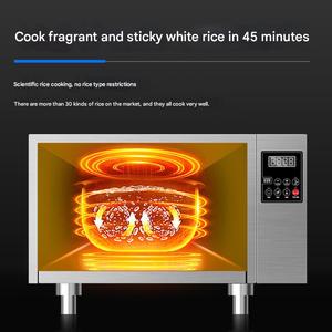 Olla <span class=keywords><strong>Arrocera</strong></span> Comercial Inteligente Automática de Acero Inoxidable con Vapor de Aire, 6000W, 30L de Gran Capacidad, para Restaurantes, <span class=keywords><strong>Sushi</strong></span> y Sopas - Product Image 3