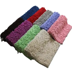 high quality chenille shaggy anti-slip water absorption soft area carpet sofa cushion