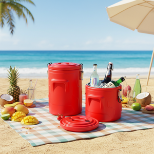 Set di 4 Contenitori Termici in Acciaio Inox per Uso Commerciale, Grande Capacità, Ecologici, per Mantenere Freschi e Caldi gli Alimenti - Product Image 2