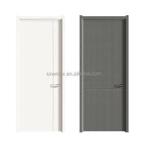 Необычные простые дизайнерские недорогие деревянные внутренние двери, водонепроницаемые деревянные мебельные двери для гостиничной квартиры, виллы, спальни - Product Image 2