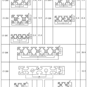 European Standard 30 Series Aluminum Profiles 3030 3060 3090 30120 Industrial Automation Anodized 6063 Alloy Foshan Made - Product Image 1